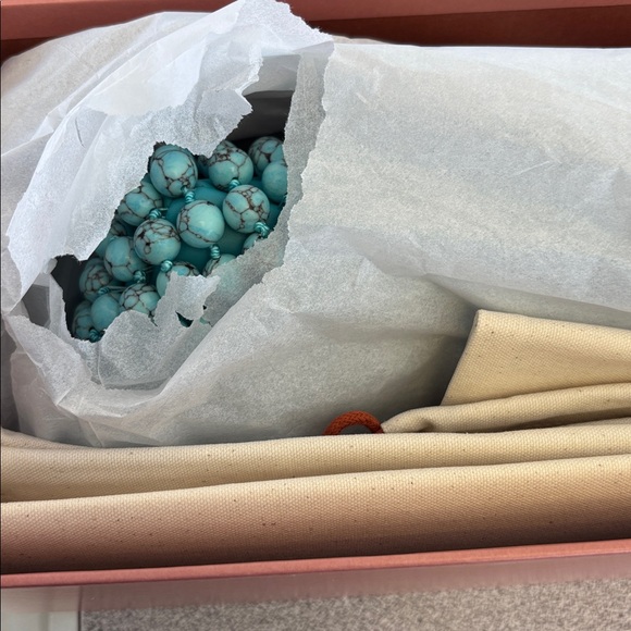 Cult Gaia Turquoise Beaded Mercier Clutch - Picture 4 of 7